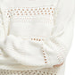 Suéter Trista Cotton Pointelle Feminino French Connection Branco Tamanho X-S