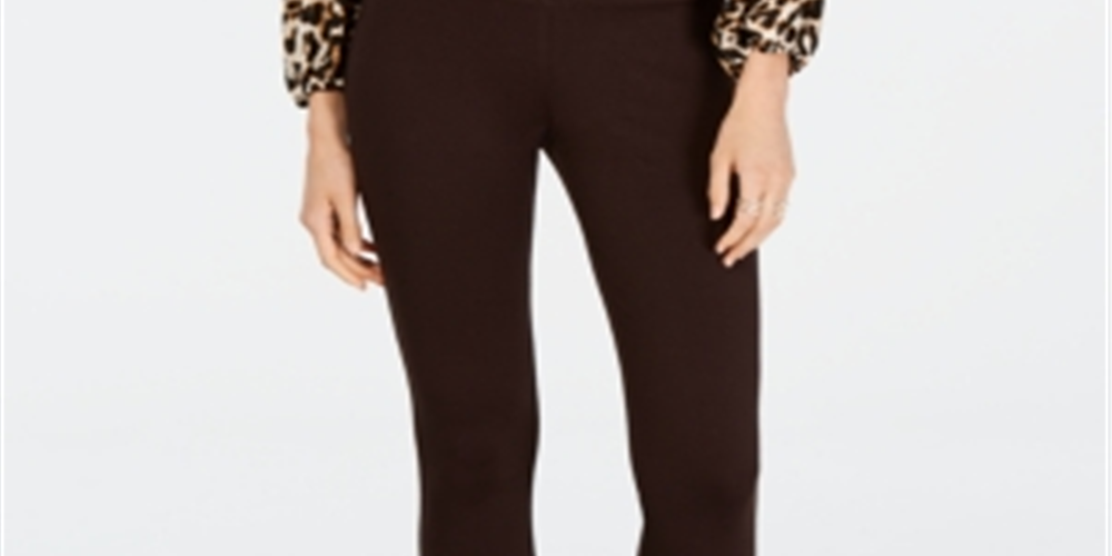 Leggings femininas sem costura INC tamanho marrom 20X4
