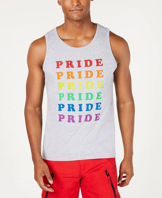 Camiseta estampada unissex Inc Rainbow Pride em benefício do Trevor Project, tamanho cinza XSMLMEDREG
