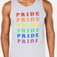Camiseta estampada unissex Inc Rainbow Pride em benefício do Trevor Project, tamanho cinza XSMLMEDREG