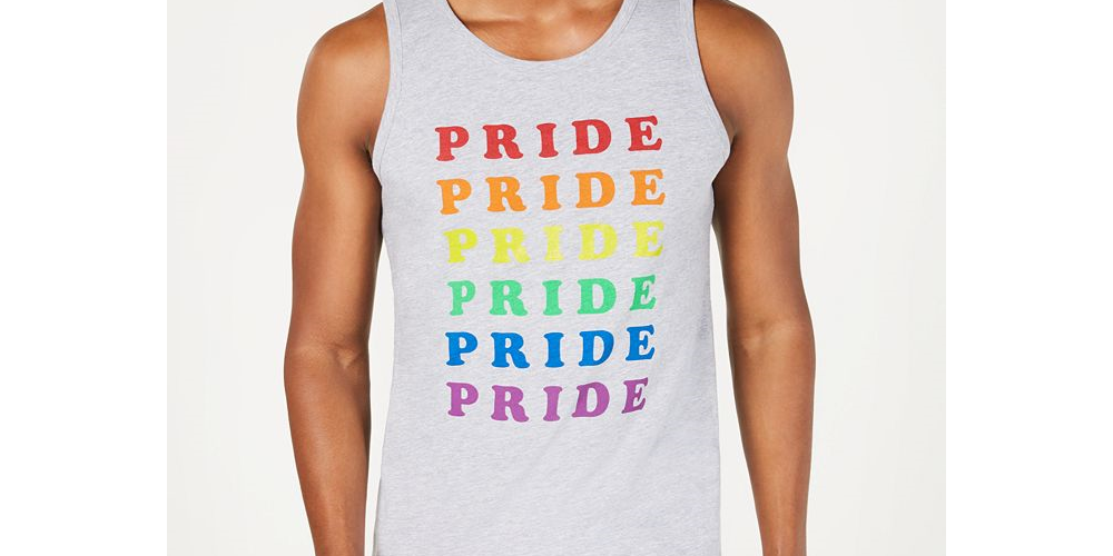 Camiseta estampada unissex Inc Rainbow Pride em benefício do Trevor Project, tamanho cinza XSMLMEDREG