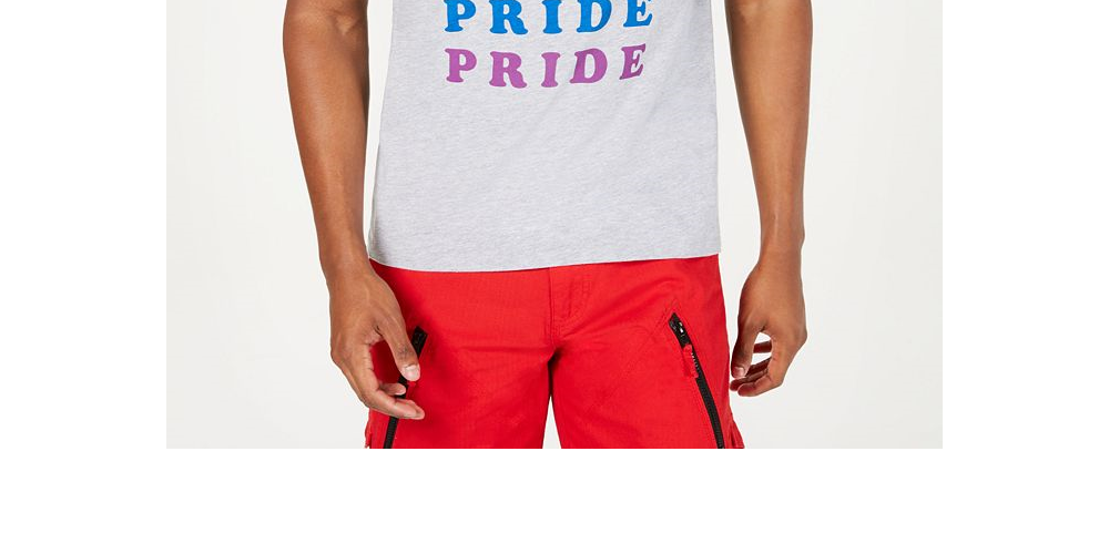 Camiseta estampada unissex Inc Rainbow Pride em benefício do Trevor Project, tamanho cinza XSMLMEDREG