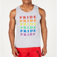 Camiseta estampada unissex Inc Rainbow Pride em benefício do Trevor Project, tamanho cinza XSMLMEDREG