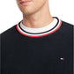 Suéter Tommy Hilfiger Masculino Gola Redonda Azul Tamanho Médio M
