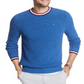 Suéter Tommy Hilfiger Masculino Gola Redonda Azul Tamanho Médio M