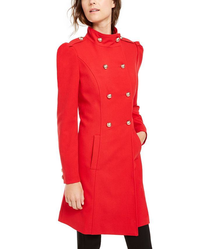 INC International Concepts Casaco feminino trespassado vermelho tamanho X-Large