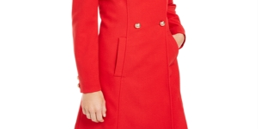INC International Concepts Casaco feminino trespassado vermelho tamanho X-Large