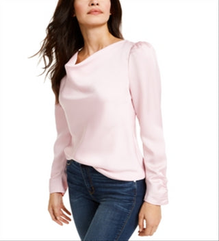 Blusa Leyden Feminina Gola Alta Rosa Tamanho XS