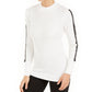 Camiseta Calvin Klein Feminina com Listra de Logotipo e Gola Reta, Tamanho G