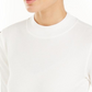 Camiseta Calvin Klein Feminina com Listra de Logotipo e Gola Reta, Tamanho G