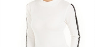 Camiseta Calvin Klein Feminina com Listra de Logotipo e Gola Reta, Tamanho G