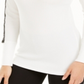 Camiseta Calvin Klein Feminina com Listra de Logotipo e Gola Reta, Tamanho G