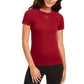 Top Perfurado Sem Costura Feminino Ideology Vermelho Tamanho Médio