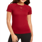 Top Perfurado Sem Costura Feminino Ideology Vermelho Tamanho Médio