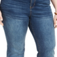 Jeans feminino Power Sculpt Bootcut Plus Size da Style &amp; Co, azul, tamanho 18W