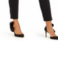 Calça skinny feminina INC Petite com cós largo, preta, tamanho 8 P