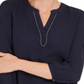 JM Collection Top Feminino com Decote em Pérolas e Plissado nas Costas Azul Tamanho Pequeno P