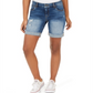 Shorts jeans desgastados masculinos Catherine Boyfriend da KUT from the Kloth, azul, tamanho 2