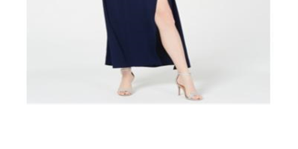 Vestido longo sem mangas para o dia Teeze Me feminino, azul, tamanho 11