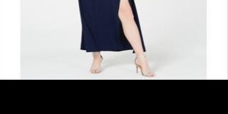 Vestido longo sem mangas para o dia Teeze Me feminino, azul, tamanho 11