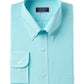 Camisa social masculina com estampa xadrez Club Room, tamanho azul-marinho, 16x32-33