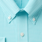 Camisa social masculina com estampa xadrez Club Room, tamanho azul-marinho, 16x32-33