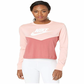 Top curto Nike Fitness Running Feminino Laranja Tamanho Grande
