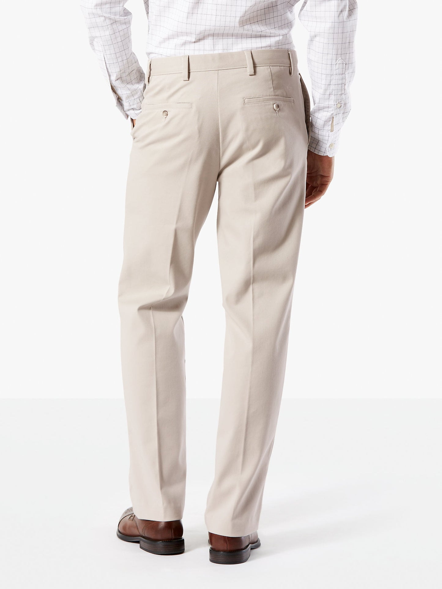 Calça Dockers Masculina Easy Stretch Classic Fit Marrom Tamanho 34X34