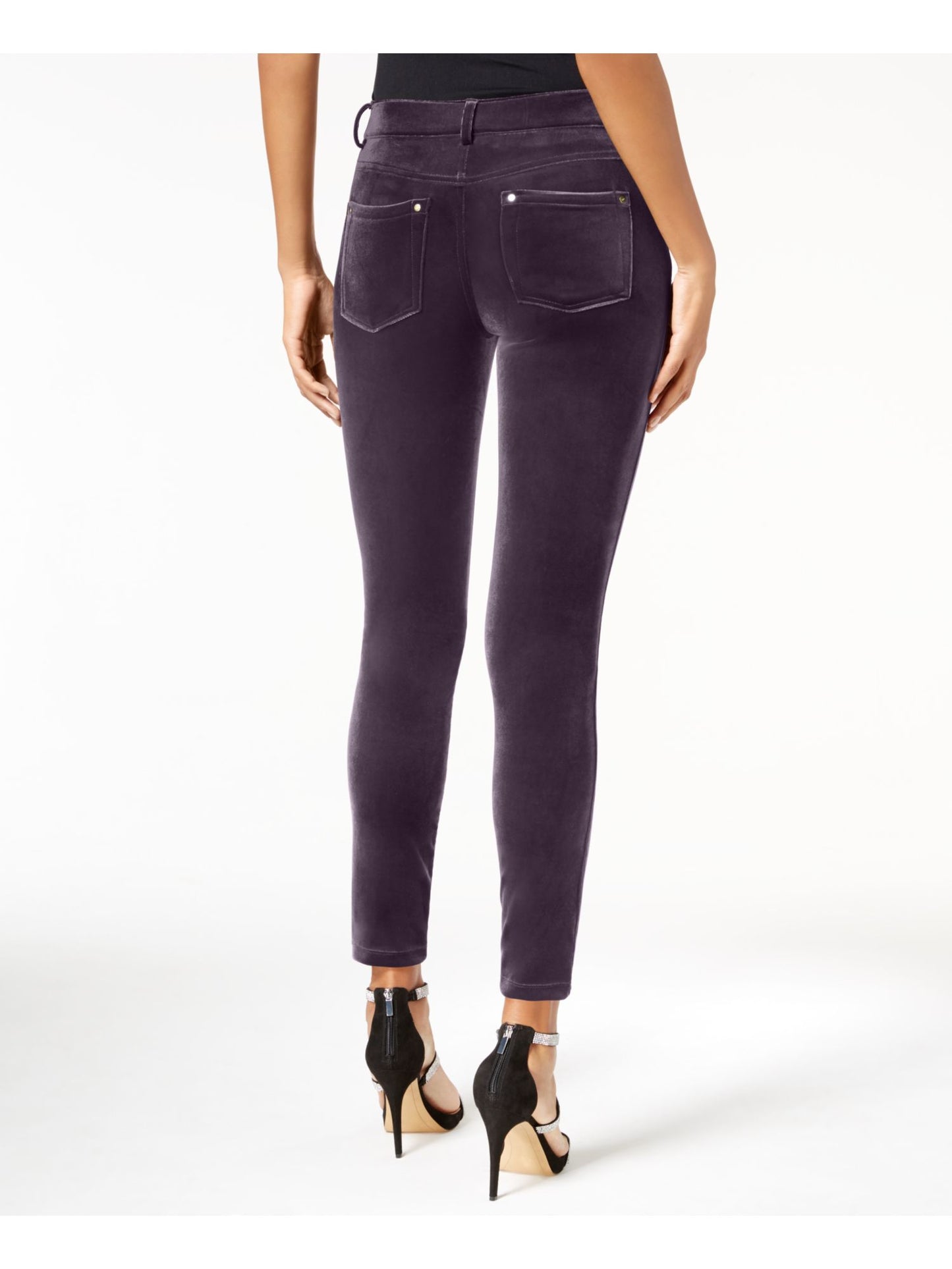 Calça skinny feminina INC International Concepts, roxa, tamanho 8