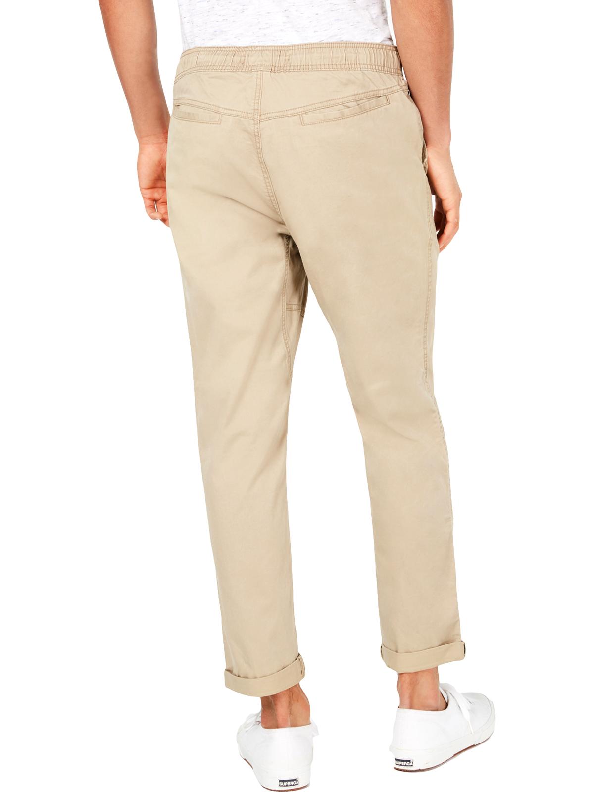 Calça Chino Slim Fit Bordada Masculina American Rag Marrom Tamanho Médio