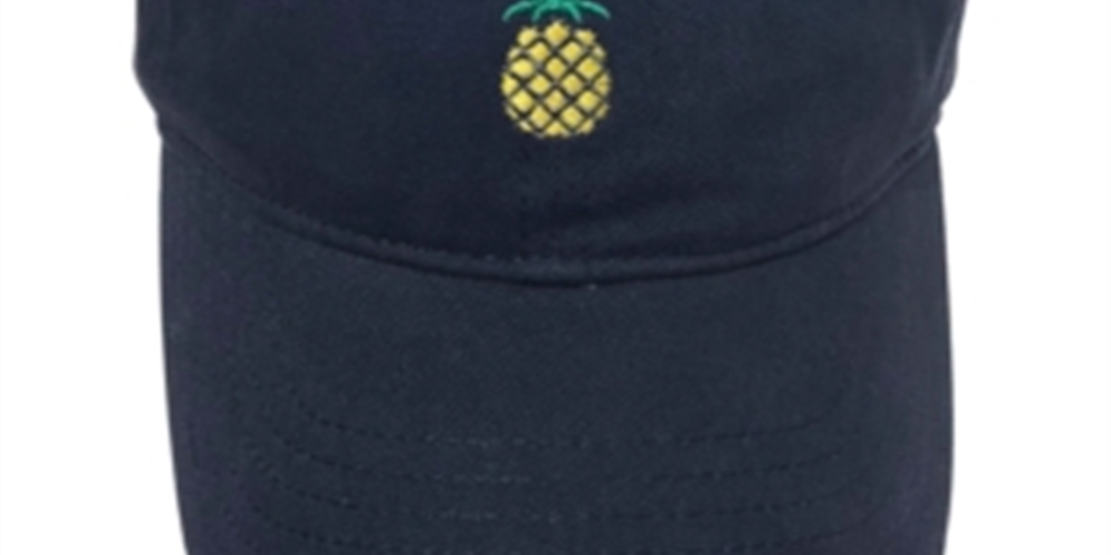 Boné de beisebol masculino Block Hat One Pineapple Slide, azul, tamanho regular