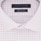 Camisa social masculina Tommy Hilfiger com gola xadrez e ajuste slim, vermelha, tamanho 15,5 x 32-33