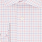 Camisa social masculina Tommy Hilfiger com gola xadrez e ajuste slim, vermelha, tamanho 15,5 x 32-33