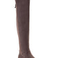 Botas Hayley acima do joelho femininas de camurça sintética, estilo &amp; co., marrom, 7 m