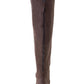 Botas Hayley acima do joelho femininas de camurça sintética, estilo &amp; co., marrom, 7 m