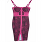 Material Girl Vestido Ilusion Bodycon Feminino Júnior Rosa Tamanho Médio