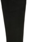 Botas de montaria femininas Bar III Vayla de camurça sintética até o joelho, pretas, tamanho 6,5 M