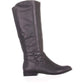 Botas plataforma altas Kindell Almond Toe até o joelho femininas Style &amp; Co., cinza, tamanho 6,5 M