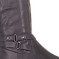 Botas plataforma altas Kindell Almond Toe até o joelho femininas Style &amp; Co., cinza, tamanho 6,5 M