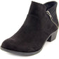 Botas femininas American Rag Abby Almond Toe na altura do tornozelo, pretas, tamanho 9,5 m