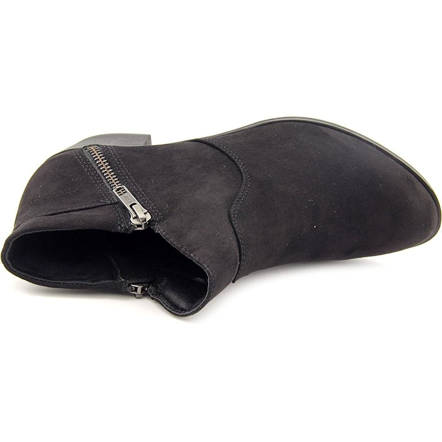 Botas femininas American Rag Abby Almond Toe na altura do tornozelo, pretas, tamanho 9,5 m