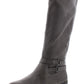 Botas de montaria Kindell de couro sintético femininas Style &amp; Co, cinza, tamanho 6 M