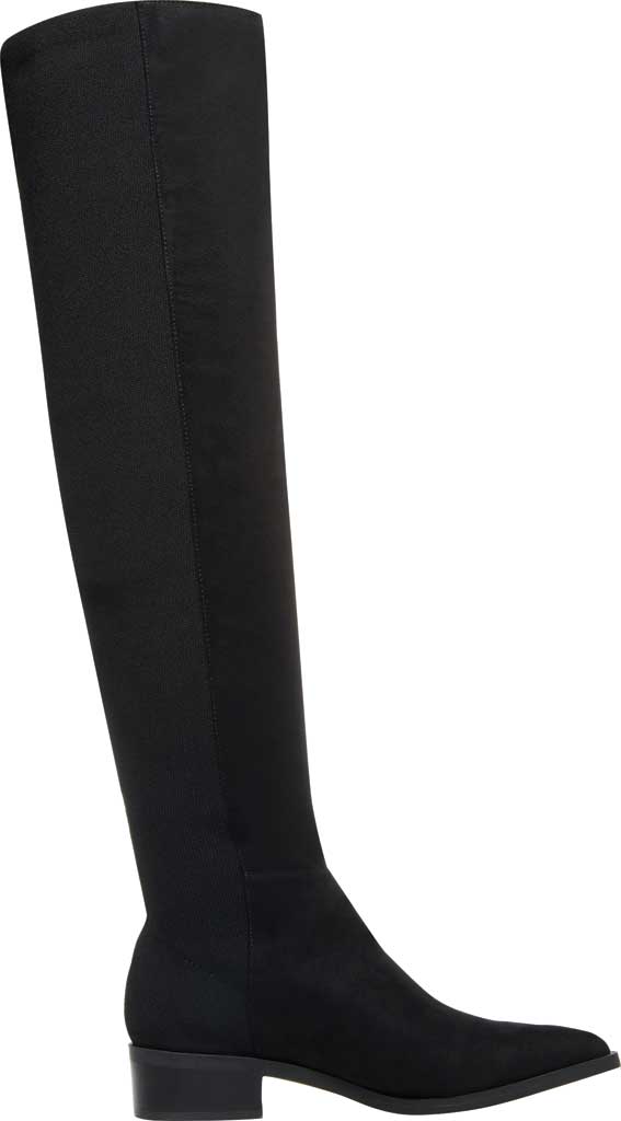 Bota feminina Steve Madden Jolly acima do joelho, preta, 7,5 M