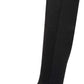 Bota feminina Steve Madden Jolly acima do joelho, preta, 7,5 M
