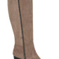 Botas sociais femininas com zíper e bico redondo Wynterr, estilo &amp; Co, marrom, tamanho 8 M