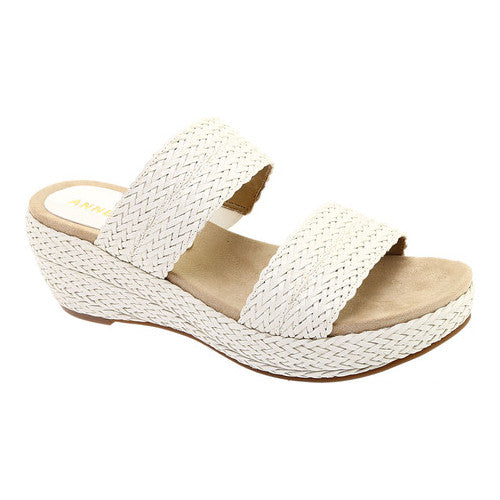 Chinelo Anne Klein Zala Feminino Branco Tamanho 6 M