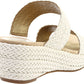 Chinelo Anne Klein Zala Feminino Branco Tamanho 6 M