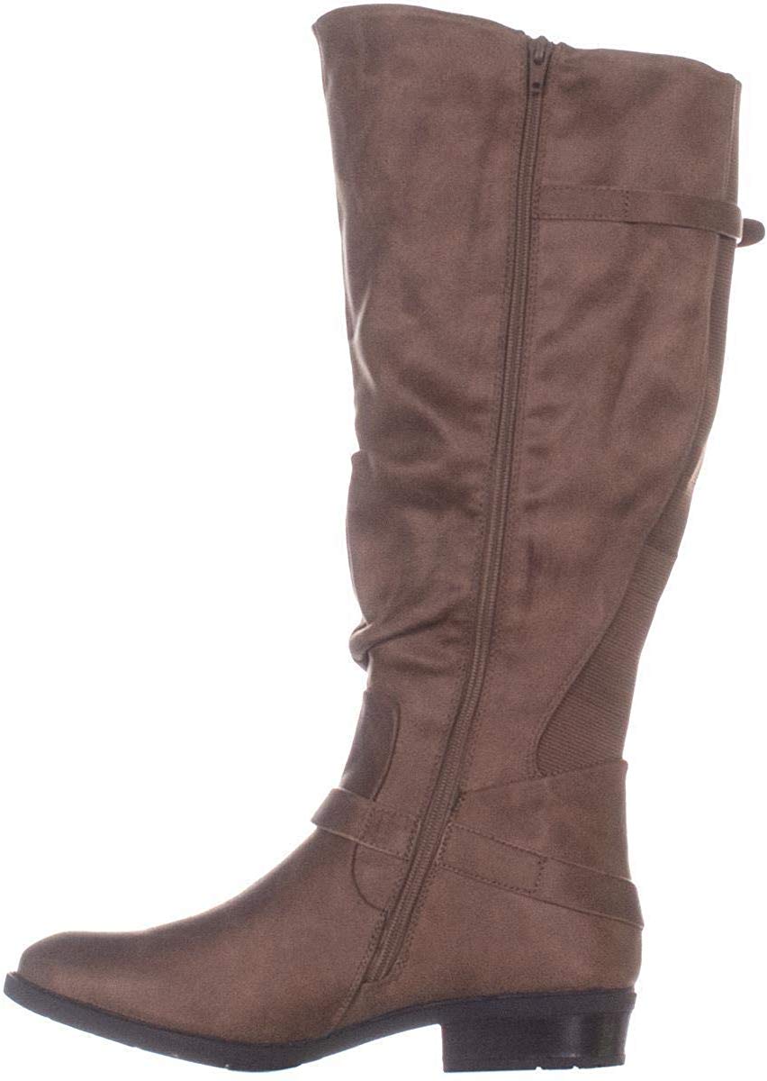 Botas femininas Yanessa2 de cano alto e cano alto BareTraps, cor taupe, 7 EUA