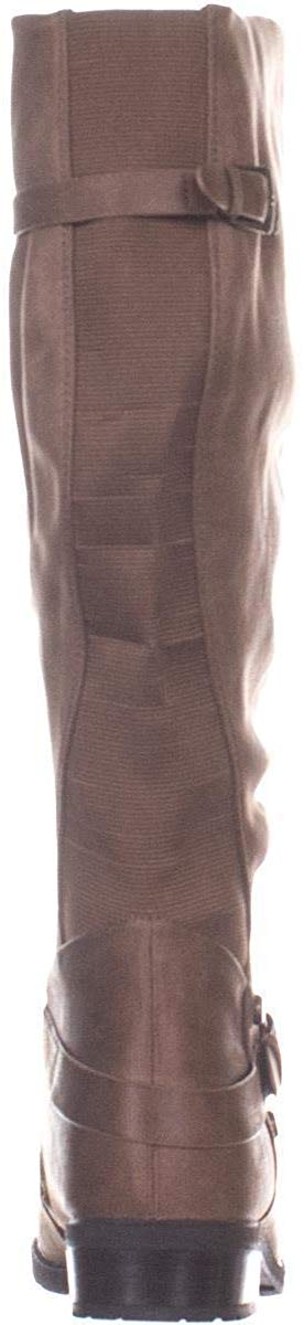 Botas femininas Yanessa2 de cano alto e cano alto BareTraps, cor taupe, 7 EUA