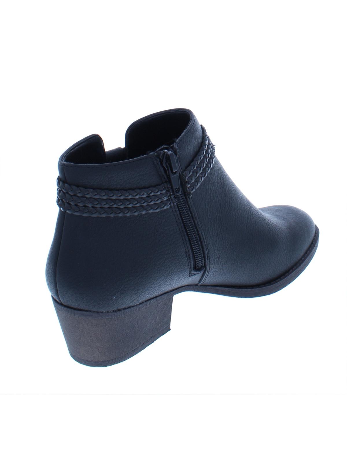 Botas femininas de couro sintético Felicity, pretas, tamanho 9,5M, da Style &amp; Co.